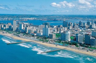 Golden Mile in Durban, South Africa