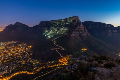 Table Mountain at Sunset, Cape Town, South Africa