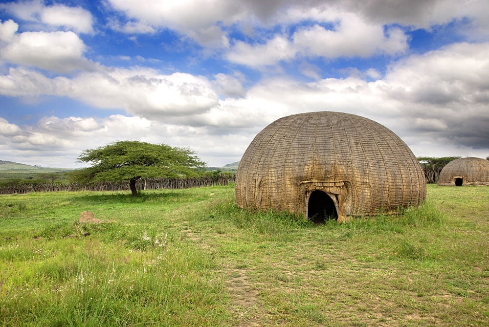 Traditional Hut in Rural Zululand, KwaZulu-Natal, South Africa
