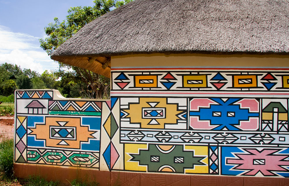 Traditional Ndebele Hut, Mpumalanga, South Africa