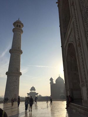 Amelia Chee - Walking Around Taj Mahal at Sunset, India