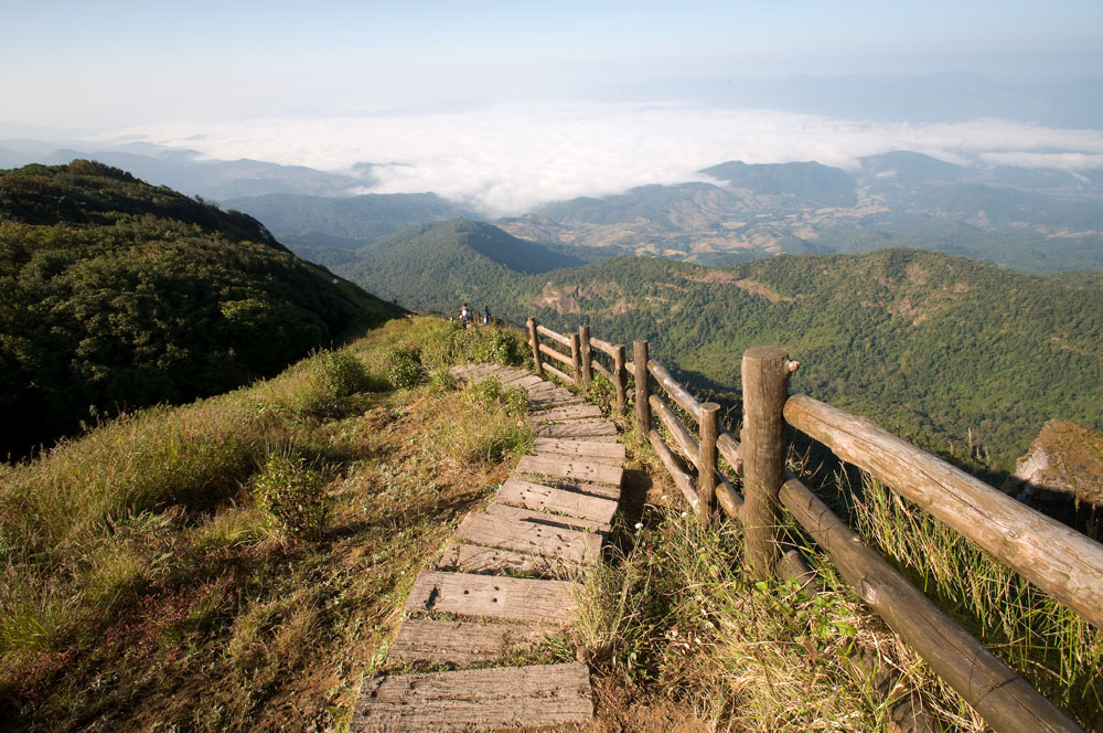 Beautiful Viewpoint at Doi Inthanon National Park in Chiang Mai Province, Thailand