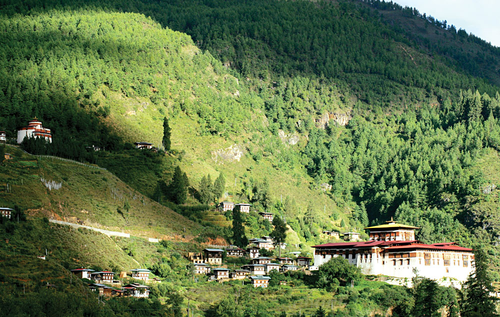 Rinpung Dzong Monastery and Fortress, Paro, Bhutan