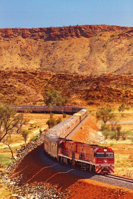 The Ghan Train, Outback, Australia
