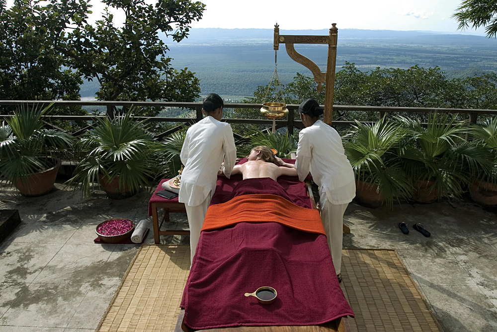 Ayurvedic Massage at the Ananda in the Himalayas, India