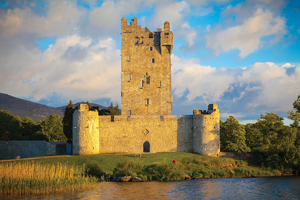 Derelict Ruins of Ross Castle on the Shores of Lough Leane in Killarney, Ring of Kerry, Ireland