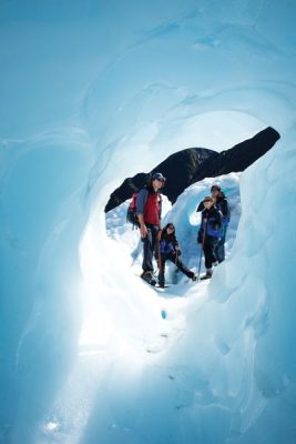 뉴질랜드의 빙하 탐험