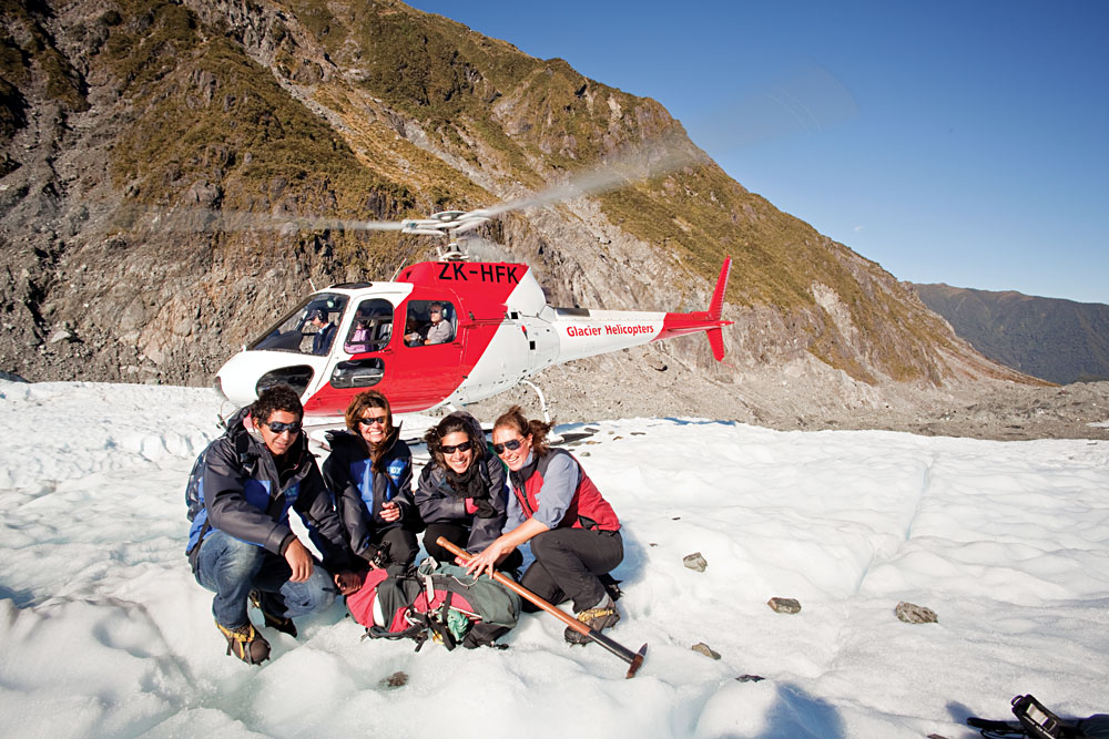 Tour in elicottero del ghiacciaio, Nuova Zelanda