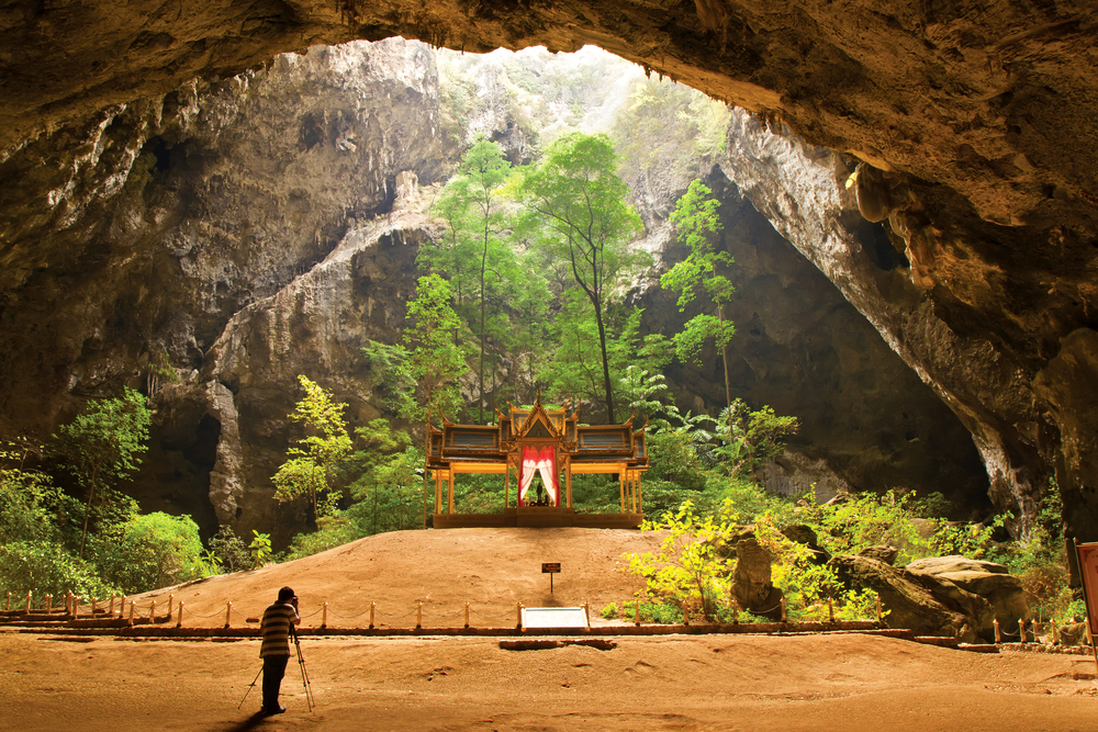 Kuha Karuhas Pavillon in Phraya Nakhorn Cave in Khao Sam Roi Yot National Park, Hua Hin, Thailand