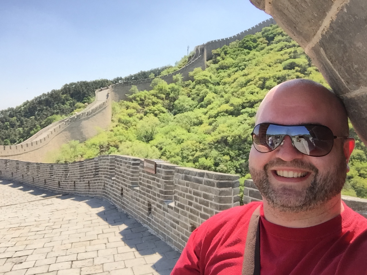 Steve Perkins at Great Wall of China