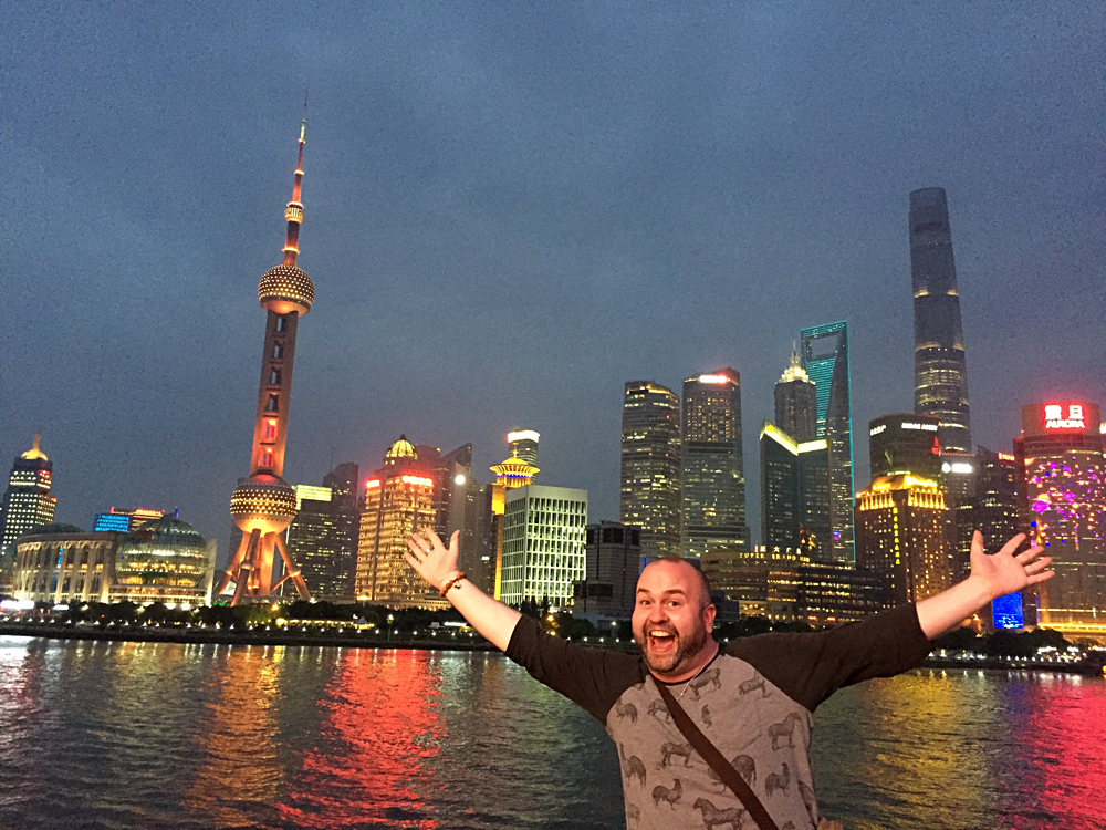 Steve Perkins in Shanghai, China