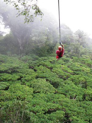 Ziplining in Monteverde, Costa Rica