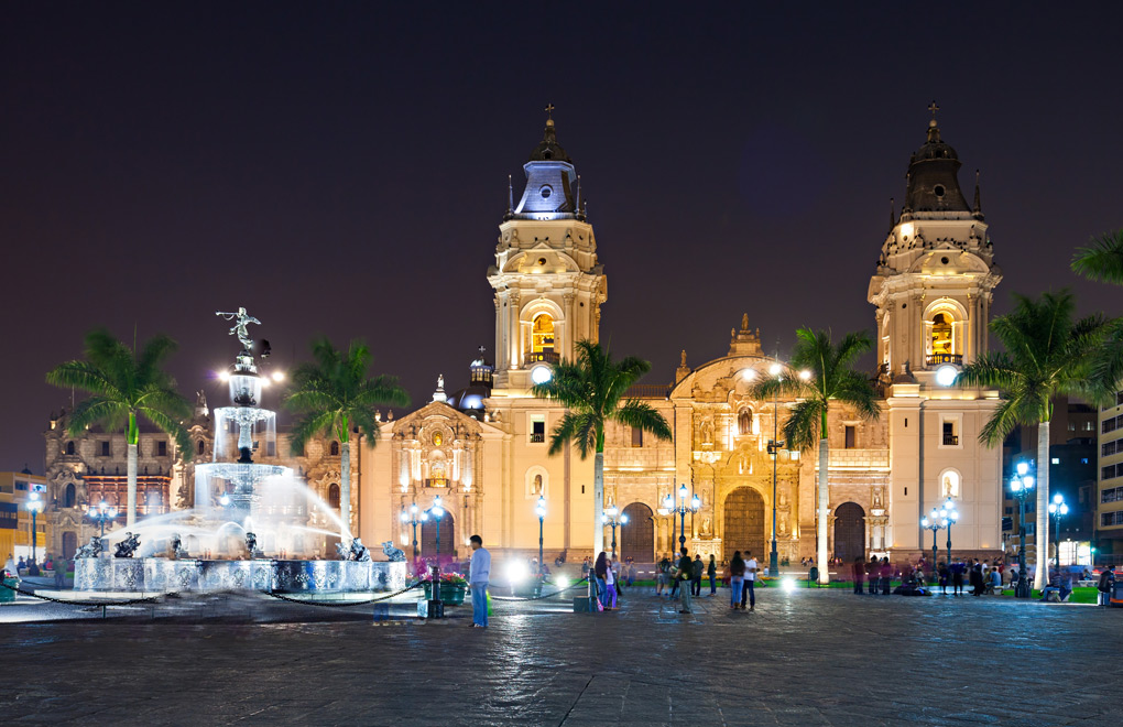 Basilica Cathedral of Lima, Peru.