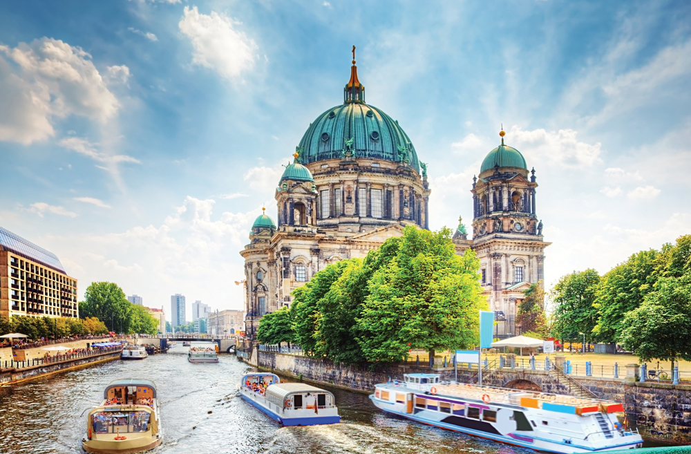 Berliner Dom Cathedral, a famous landmark on the Museum Island in Mitte, Berlin, Germany