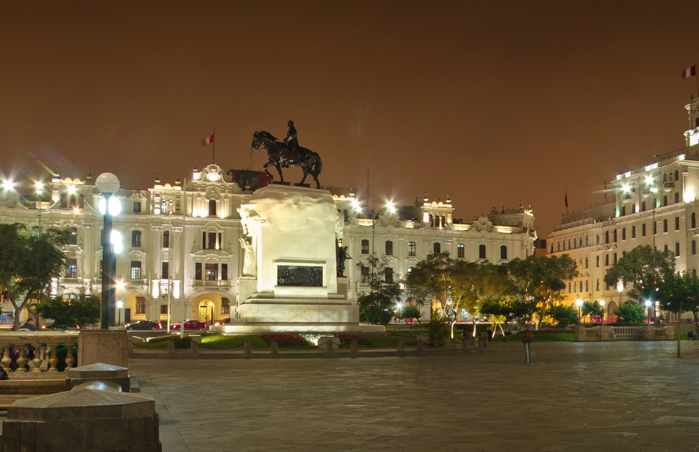 San Martin Square, Lima.