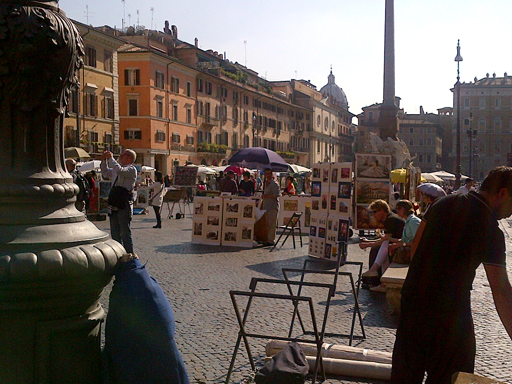 Bob - Artists in Piazza Navona, Rome, Italy