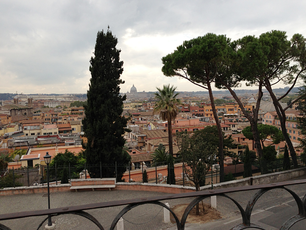 Bob - View from Villa Borghese, Rome, Italy