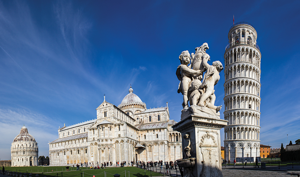 Piazza dei Miracoli (Square of Miracles) in Pisa, Italy