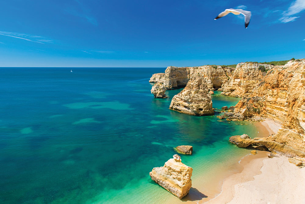 Beautiful Beach in the Algarve, Portugal