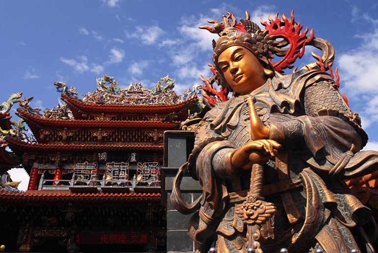 Taoist Temple at Lotus Lake, Kaohsiung, Taiwan
