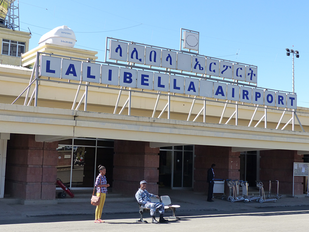 Raewyn Reid - Lalibela Airport, Ethiopia