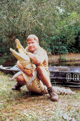 Crocodile Hunter, Steve Irwin at Beerwah Zoo (now Australia Zoo), Australia