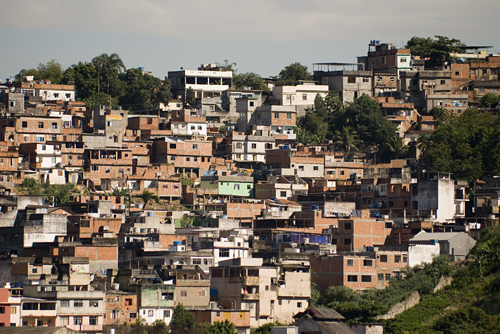Favela in Rio de Janeiro, Near the Famous Mangueira Samba School, Brazil 