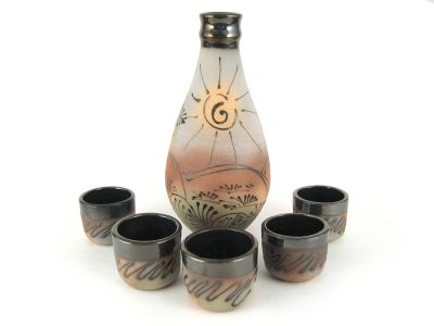 Japanese Sake with Cups
