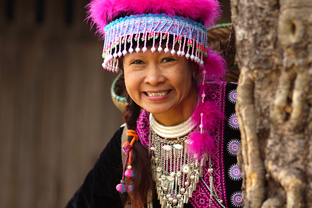 Smiling Hmong Hilltribe Woman, Sapa, Vietnam
