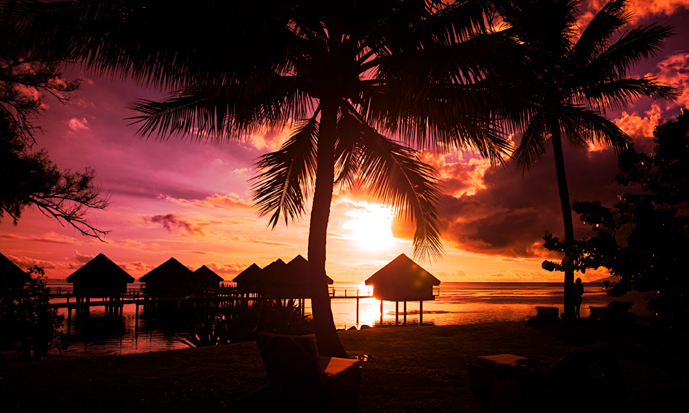 Tahiti Sunset, French Polynesia