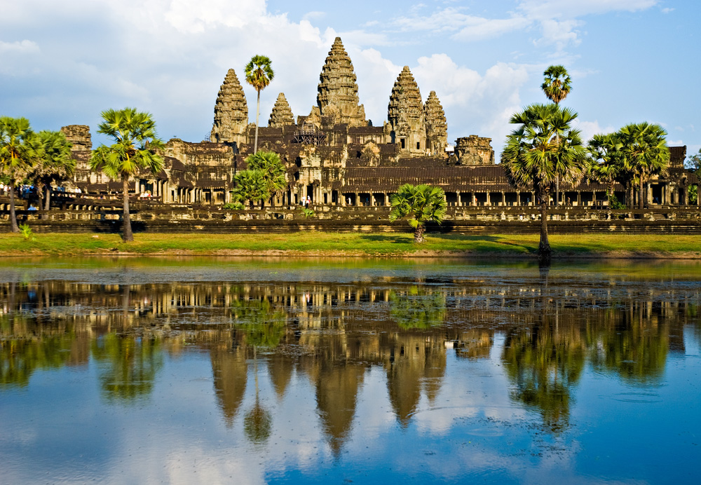 Angkor Wat with Reflection, Siem Reap, Cambodia