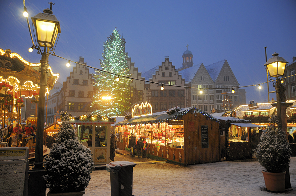 Christmas Market in Frankfurt, Germany