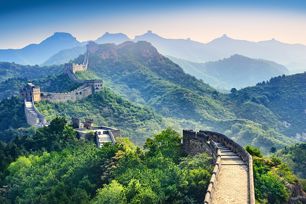 Great Wall of China in Badaling, Beijing, China