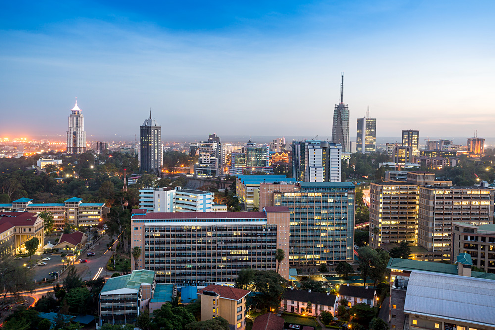 Nairobi Modern Cityscape Kenya, East Africa