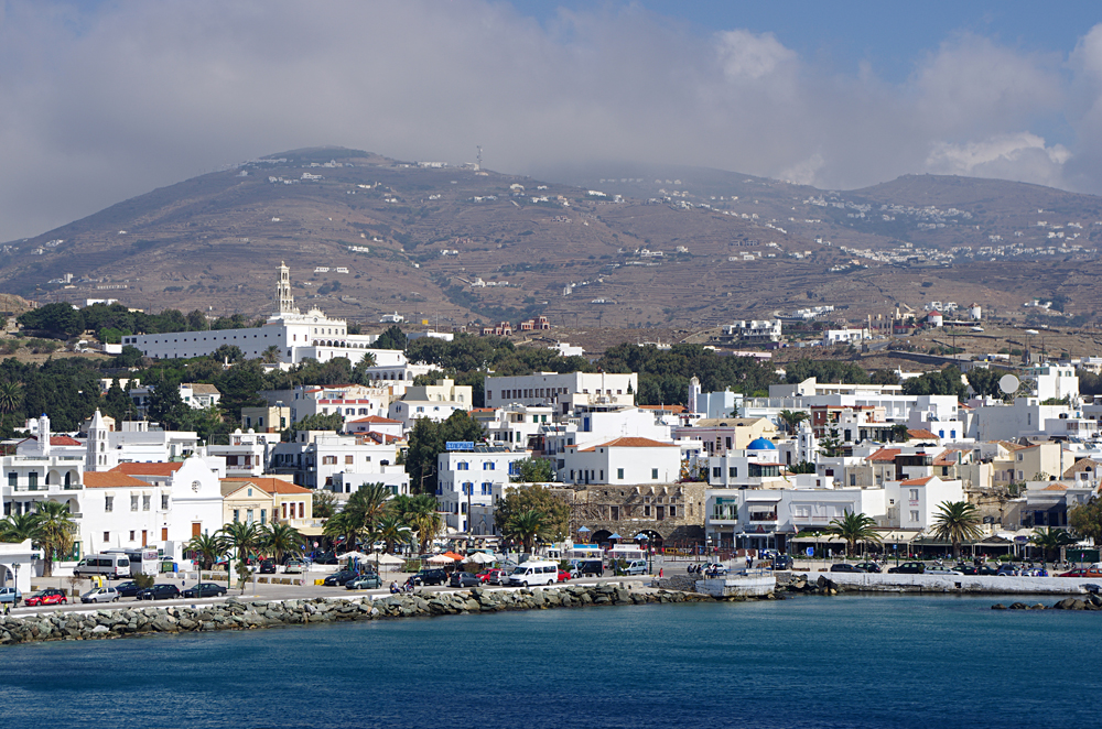 Port of Tinos Island, Greece