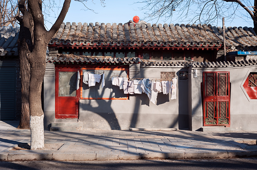 Traditional low-rise Hutong housing, Beijing, China