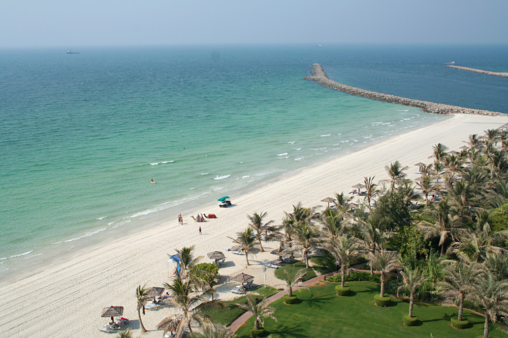 Aerial View of Jumeira Beach, Dubai, United Arab Emirates (UAE)