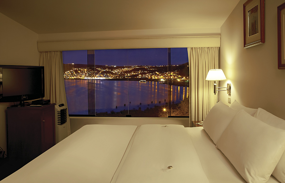 Suite with View of Lake Titicaca and City of Puno, Libertador Isla Esteves Hotel, Peru