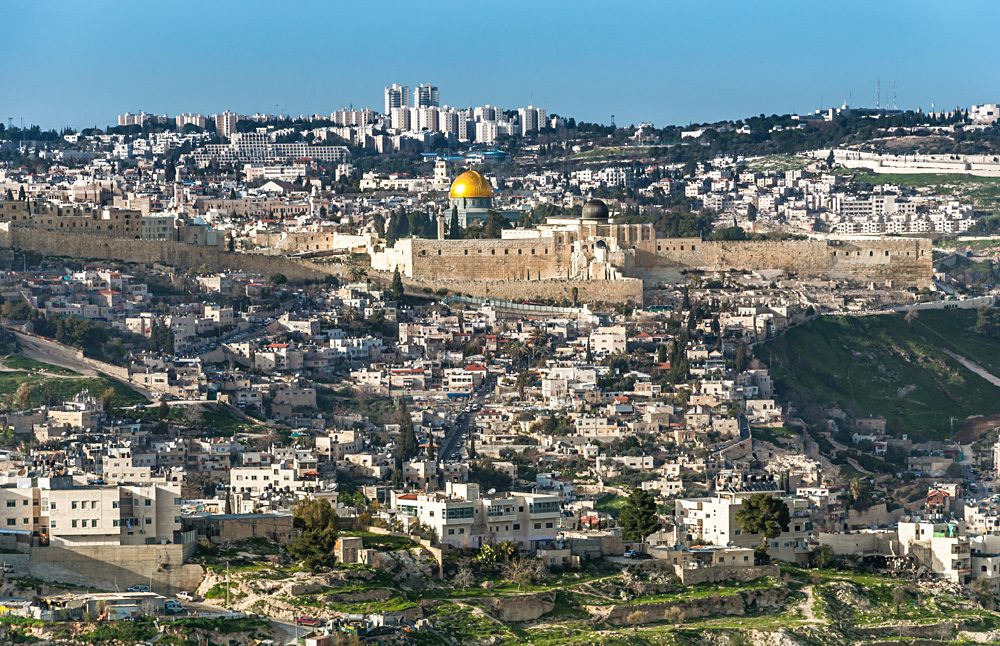 Temple Mount, also known as Mount Moriah, located in the Old City, Jerusalem, Israel