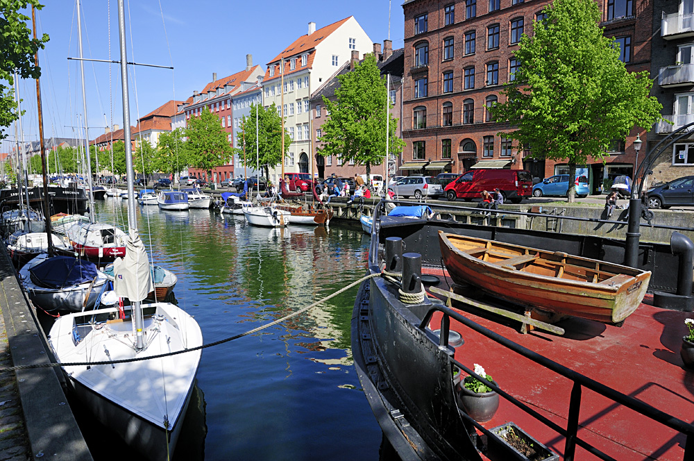 Christianshavn in Copenhagen, Denmark