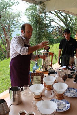 Emma Cottis - Coffee demonstration and tasting, Colombia