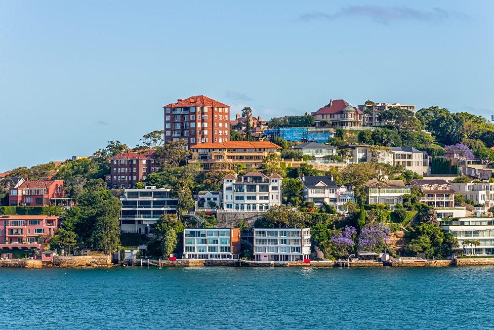 Exclusive suburb of Double Bay, Sydney, New South Wales, Australia