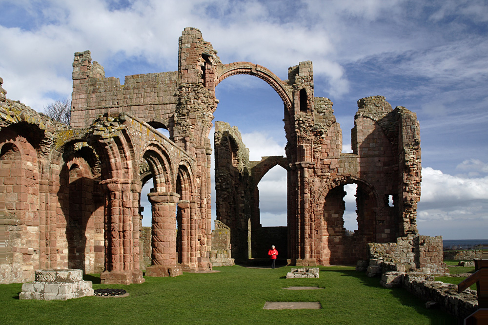 Holy Island or Lindisfarne Priory, Northumberland, England, UK (United Kingdom)