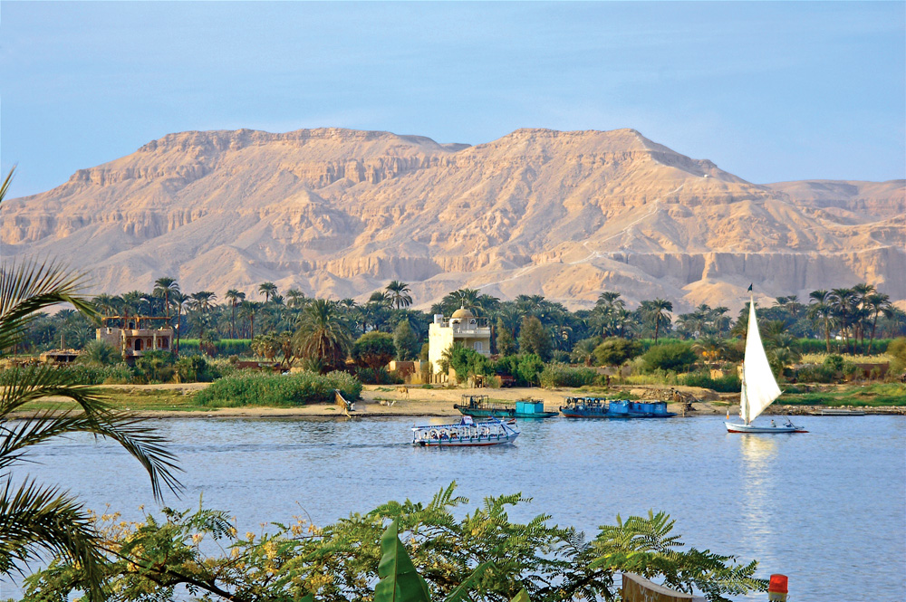 Nile River at Aswan, Egypt