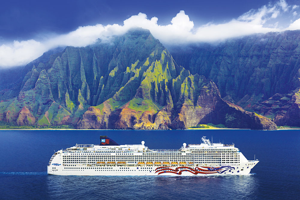 Ncl Cruise Line Pride Of America Na Pali Coast Kauai Hawaii