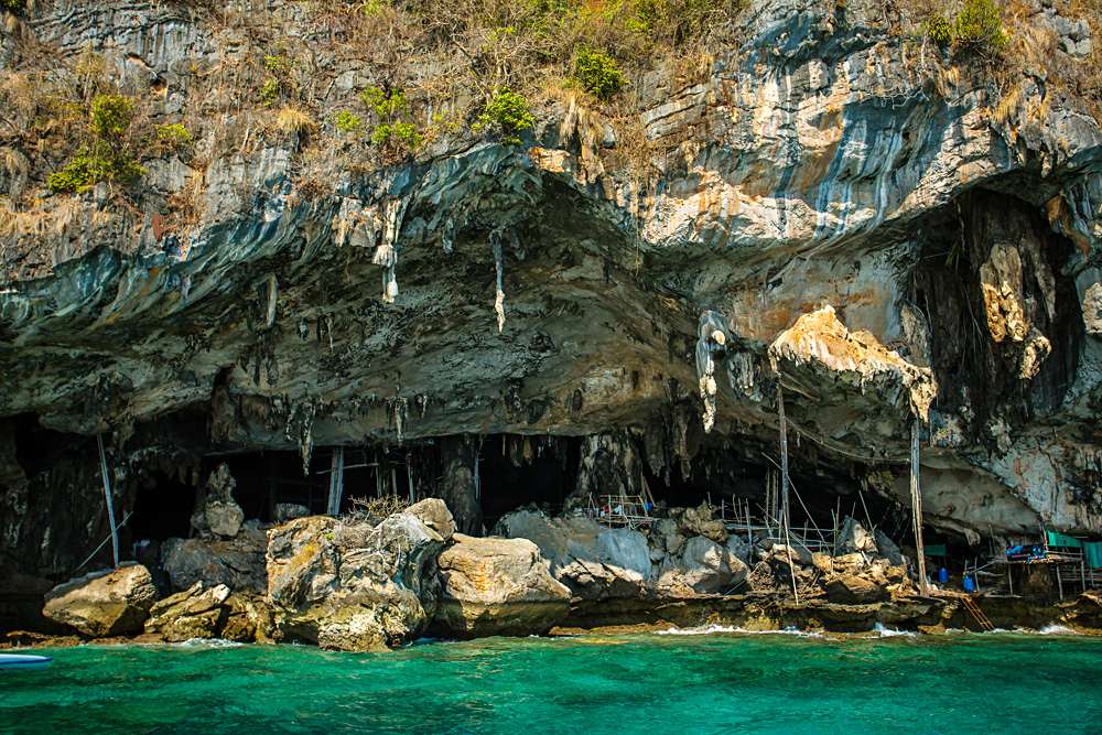 Phaya Naak Cave in Phi Phi Leh Island, Krabi Province, Thailand