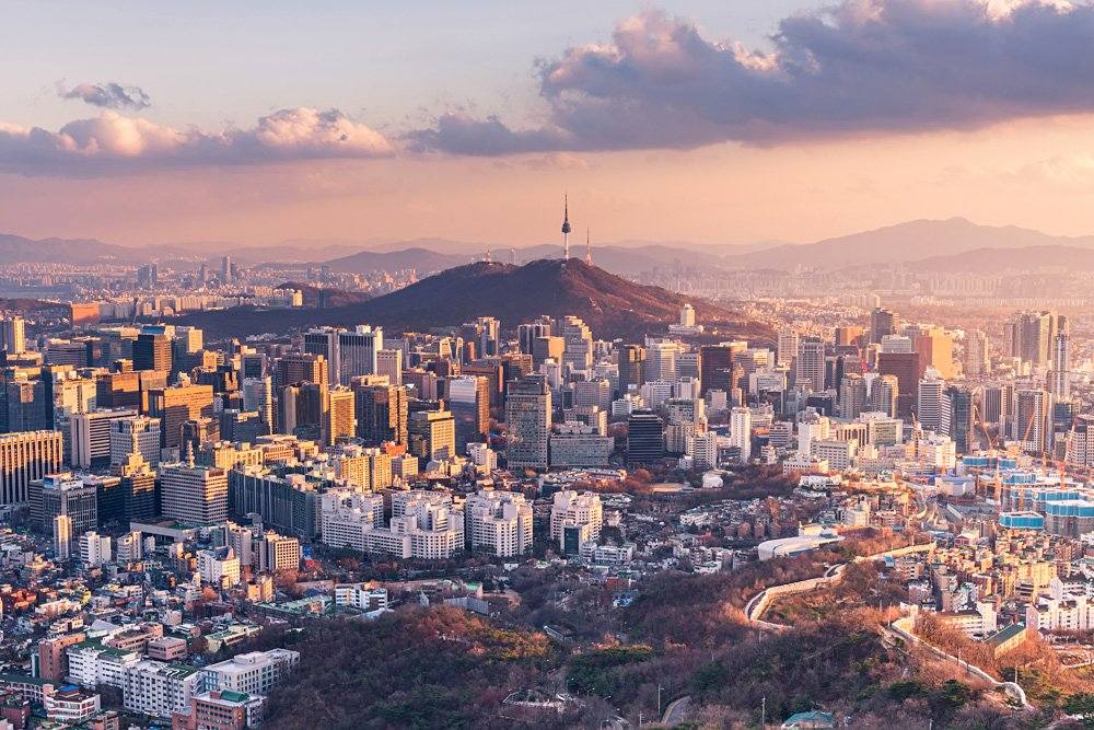 Seoul City Skyline, South Korea