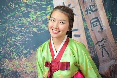 Young, smiling Korean woman