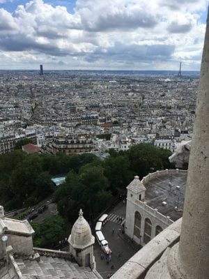 Aren Bergstrom - View from Sacre Coeur in Montmartre, Paris, France