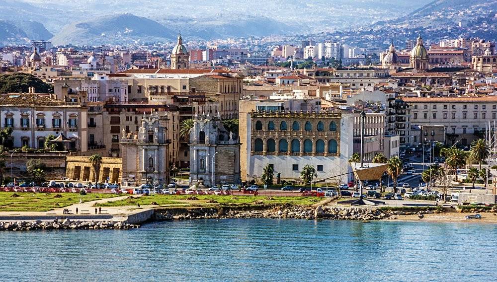 Palermo, Sicily, Seafront view, Italy
